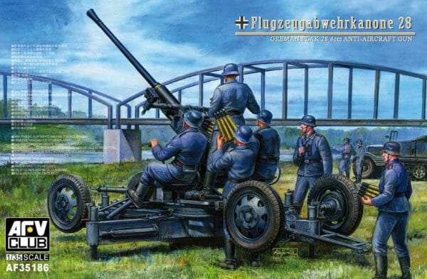 geschut, afv-club, af35186, flak 28 4cm aa gun (bofors german type), afv-35186, Flak 28 4cm AA Gun (Bofors German Type), Bouwdozen.eu
