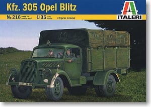 overige voertuigen, italeri, 216, kfz. 305 opel blitz, ita-216, Kfz. 305 Opel Blitz, Bouwdozen.eu