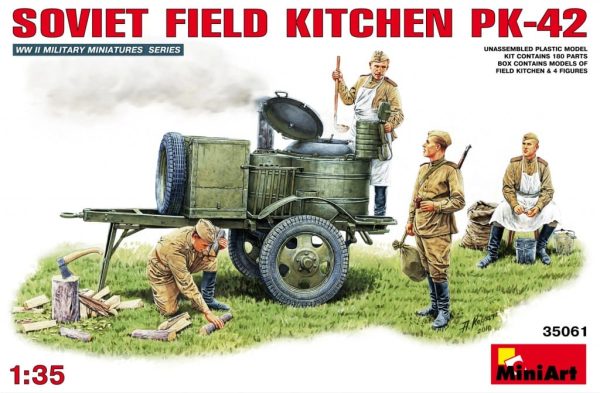 overige voertuigen, miniart, 35061, soviet field kitchen pk-42, min-35061, Soviet Field Kitchen PK-42, Bouwdozen.eu