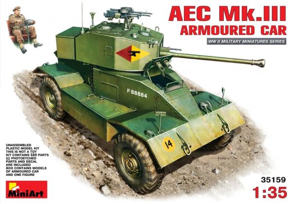 overige voertuigen, miniart, 35159, aec mk.iii armoured car, min-35159, AEC Mk.III Armoured Car, Bouwdozen.eu