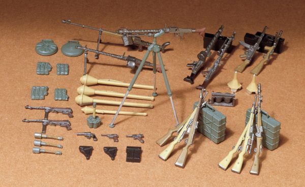 diorama landmacht, tamiya, 35111, german infantry weapons set, tam-35111, German Infantry Weapons Set, Bouwdozen.eu